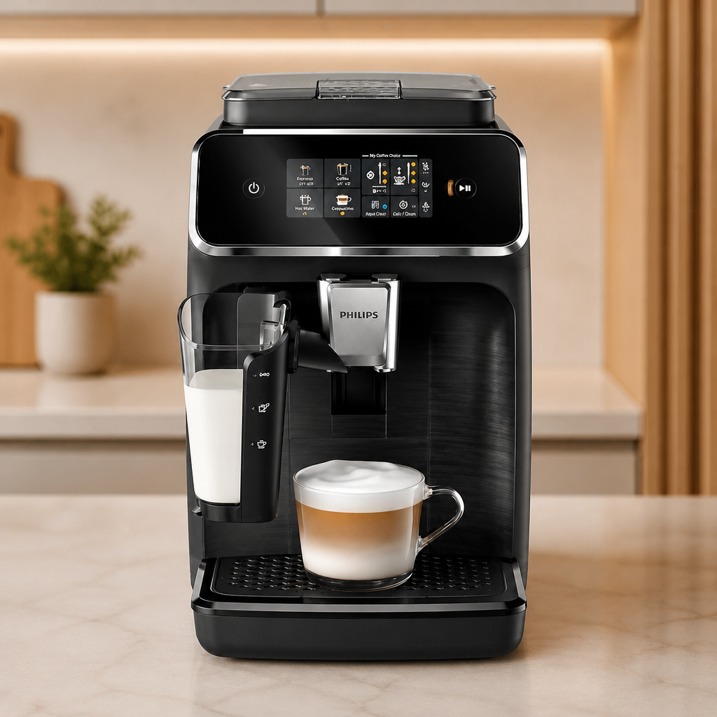 PHILIPS 2300 Series Fully Automatic Espresso Machine, LatteGo Milk System