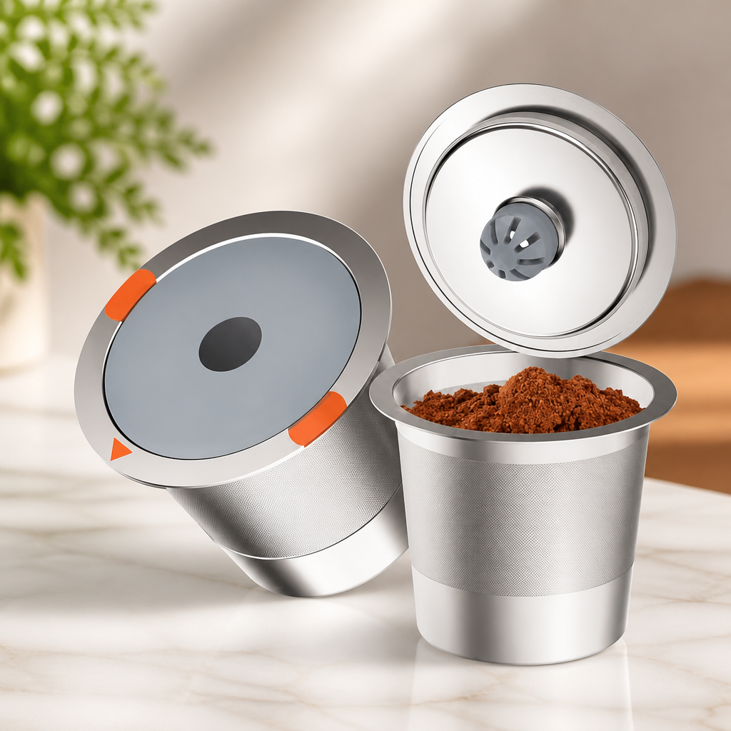 Reusable K Cups For Keurig,Stainless Steel reusable coffee pods (2pack)
